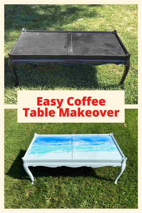 Diy Coffee Table Makeover Brokeasshome