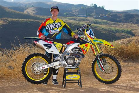 Blake Baggett Sur La Suzuki Rmz Lebigusa Actualit Du Motocross