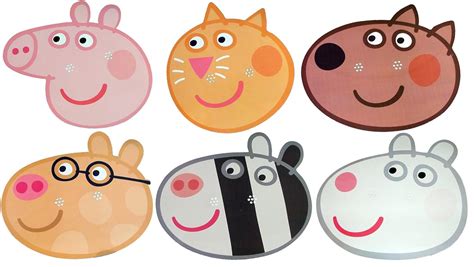 Peppa Pig Multipack Card Face Masks Uk Toys And Games