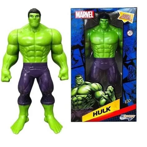 Boneco Vingadores Super Heróis Incrível Hulk Brinquedos Marvel