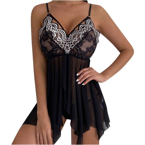 Verpetridure Sexy Lingerie For Women Plus Size Women S Lace Embroidery