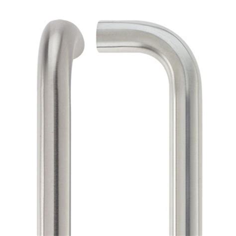 19mm D Pull Handle Bolt Through Fix Polished Stainless Steel SWS