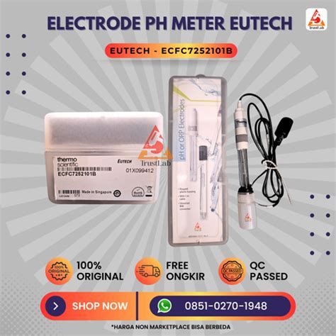 Jual Electrode Ph Meter Eutech Ecfc B Kab Sidoarjo Trustlab