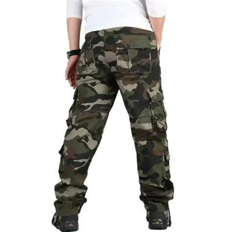 Pantalon Cargo Camouflage Pour Homme Militaire Tactique Outdoor Jogger