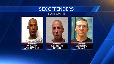 Fort Smith Police Arrest 1 Sex Offender Search For 2 More Who Moved Without Telling Police