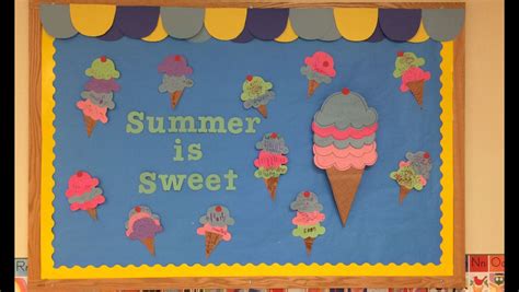 Summer Bulletin Board: Preschool VPK Ice Cream Theme