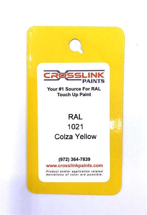 RAL 1021 Colza Yellow Powder Coating Powder Crosslink Paints