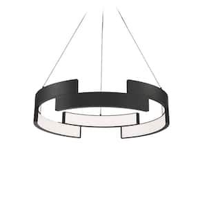 WAC Lighting Corso 32 In 750 Watt Equivalent Integrated LED Black