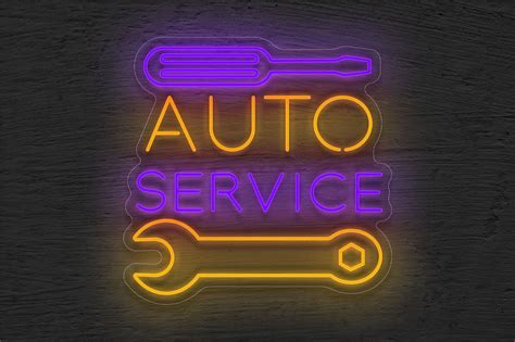 Car Truck And Auto Repair Neon Signs Best Buy Neon Signs