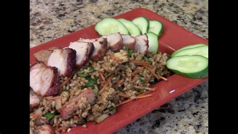 Chinese Roast Pork Fried Rice Youtube