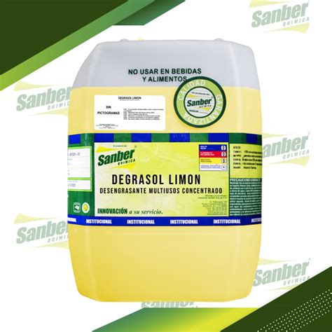 Desengrasante Degrasol Limon Industrias Sanber Qu Mica