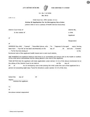 Fillable Online District Court Rules Schedule C Form No 842 Notice Of