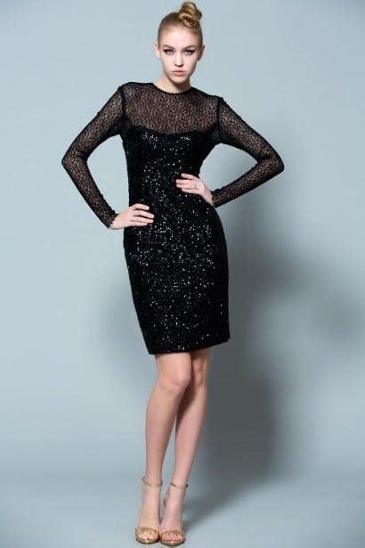 Black Long Sleeve Cocktail Dresses Darius Cordell Fashion Ltd