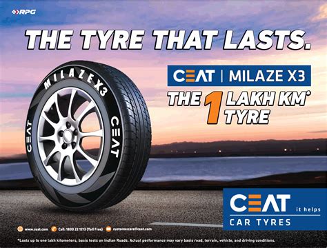 Ceat Car Tyres The Tyre That Lasts Ad Advert Gallery