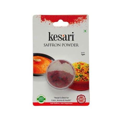 Kesari Saffron Powder Iso 3632 Certified 1 Gram Amazon In Grocery