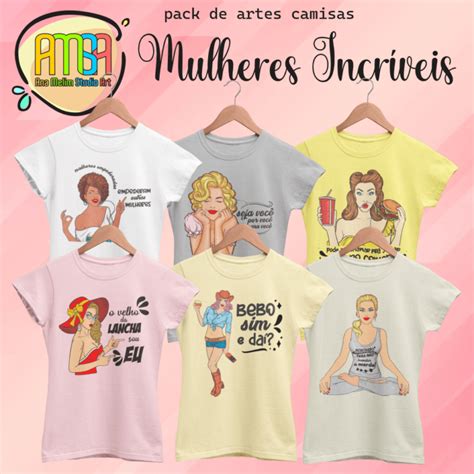 Estampas Mulheres Incr Veis Camisas Ana Melim Studio Art