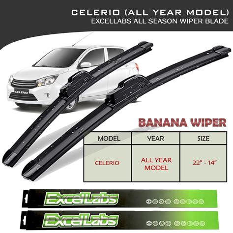 Suzuki Celerio All Year Model And Excellabs Front Wiper Blade