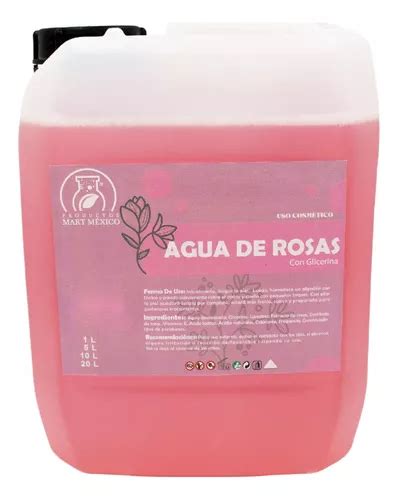 Agua De Rosas Hidratante Con Glicerina 20 Litros Momento De Aplicación