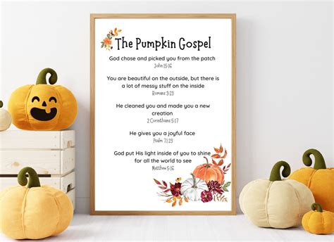 The Pumpkin Gospel Christian Halloween Holy Halloween Pumpkin Carving ...