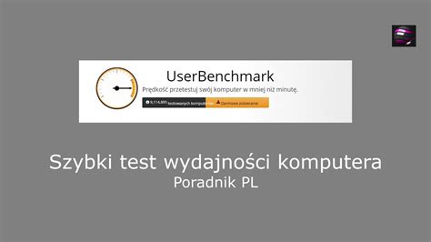 Test wydajności komputera UserBenchmark Poradnik PL YouTube