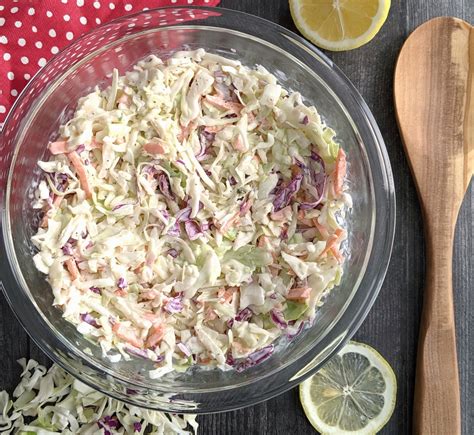 Creamy Low Carb Coleslaw Recipe Low Carb Coleslaw Keto Recipes Easy Coleslaw