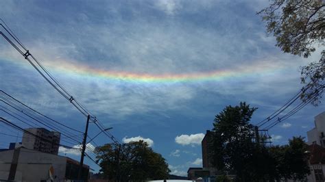 Upside Down Rainbow In My Town R Mildlyinteresting