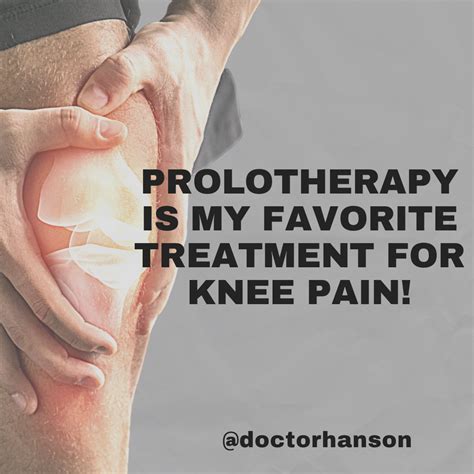 Prolotherapy For Knee Injuries This Blog Is About The Benefits Of