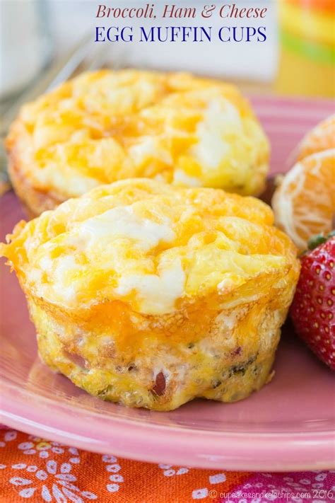 Broccoli Ham And Cheese Egg Muffins Easy Make Ahead Breakfast