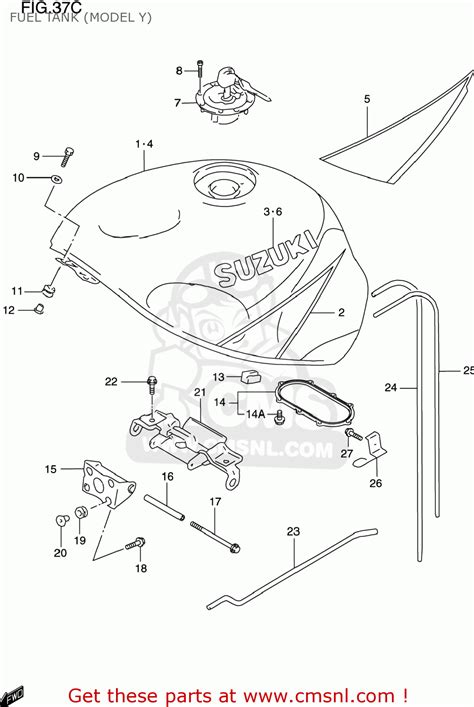 Suzuki Gsxr V Usa E Fuel Tank Model Y Buy Original