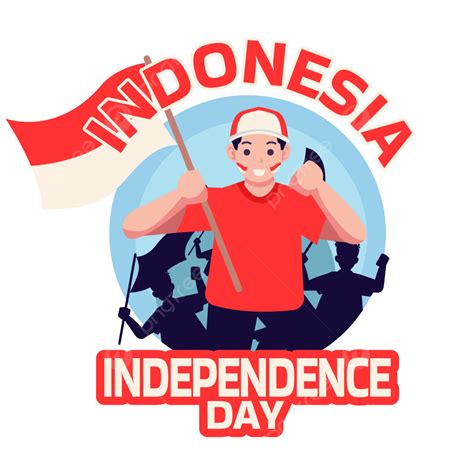 Indonesian Independence Day Vector Indonesia Independent Clipart Png