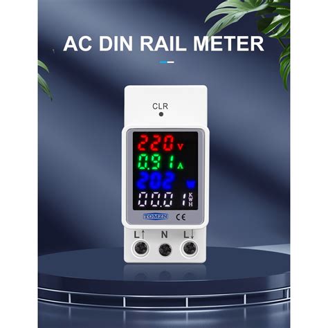 In Tomzn Ac V V A Voltage Current Kwh Electric Energy