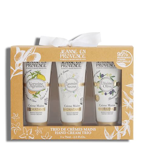 COFFRET TRIO DE CRÈMES MAINS Jeanne en Provence