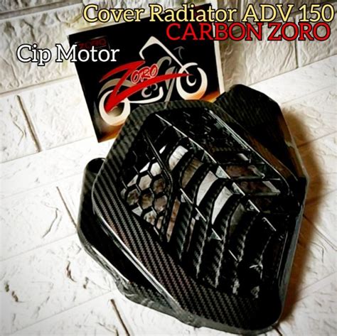 Cover Tutup Radiator Honda Adv Pcx Carbon Zoro Lazada Indonesia