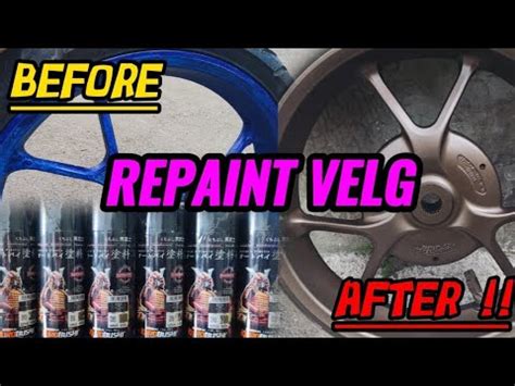 REPAINT VELG EP876 MAGNESIUM SAMURAI PAINT YouTube