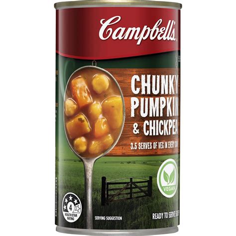 Campbell S Chunky Pumpkin And Chickpea Soup 505g Woolworths