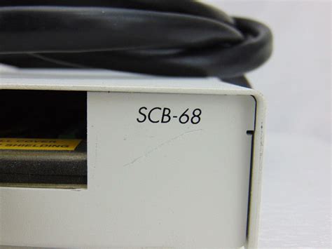 National Instruments Scb F L Shielded Connector Used