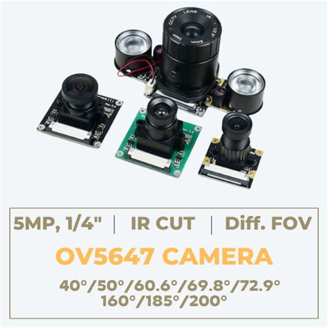 5MP 1 4 OV5647 Camera Module Mipi Camera Module With IR Cut