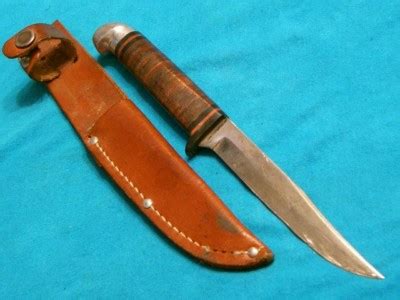 ANTIQUE KINFOLKS HUNTING BOWIE KNIFE KNIVES SKINNER VG Antique Price