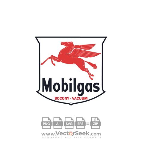 Mobil Gasoline Logo Vector - (.Ai .PNG .SVG .EPS Free Download)