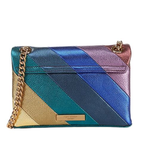 Kurt Geiger London Mini Jewel Tone Metallic Rainbow Crossbody Shoulder Bag Fashion Hub Ksa