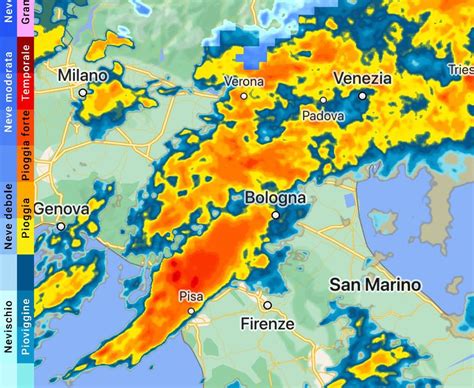 Meteo Cronaca Diretta Piogge E Temporali Verso Il Centro Italia Le