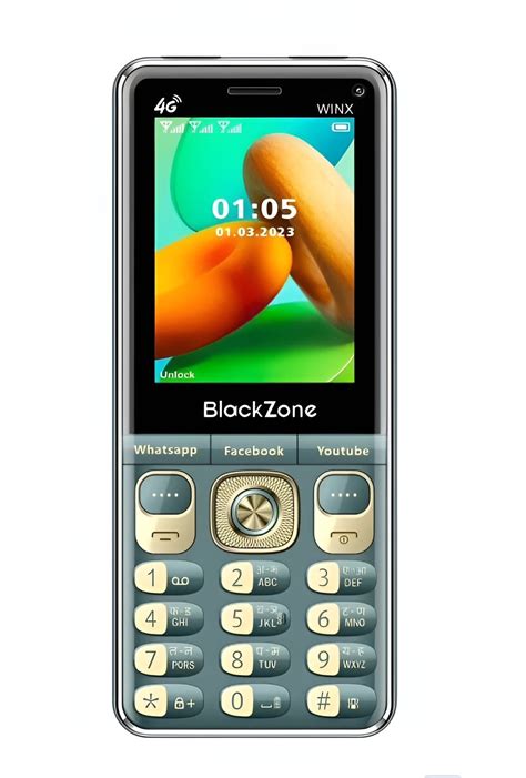 Blackzone Winx G Volte With Inch Keypad Touch Screen Support