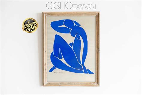 Henri MATISSE Poster NUDE BLU Matisse Exhibition Poster Etsy