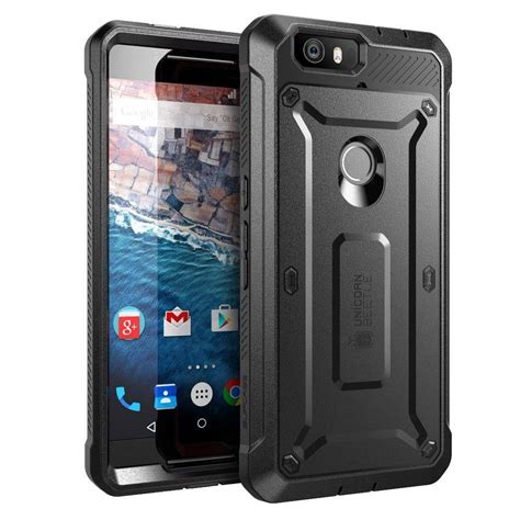 SUPCASE Unicorn Beetle Pro Full Body Case For Google Nexus 6 Black