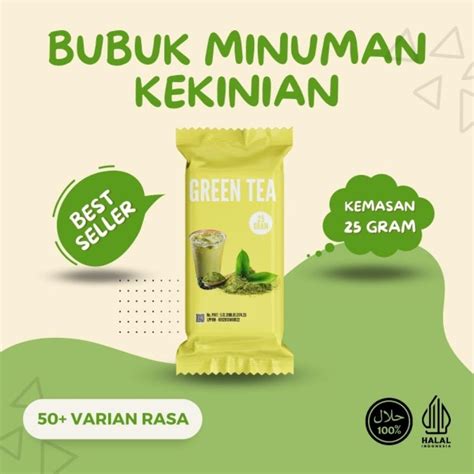 Jual Bubuk Minuman Kekinian Aneka Rasa Tea Minuman Bubuk Varian Rasa