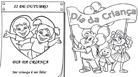 Arquivos Dia Das Crian As Desenhos Para Colorir Artesanato Total