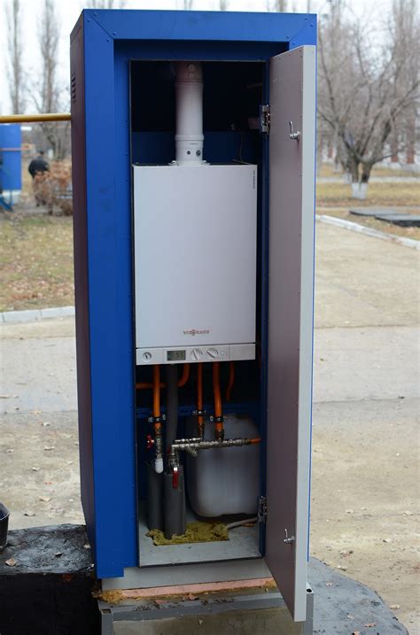 Газовый котел наружного размещения для частного дома - Фото подборки