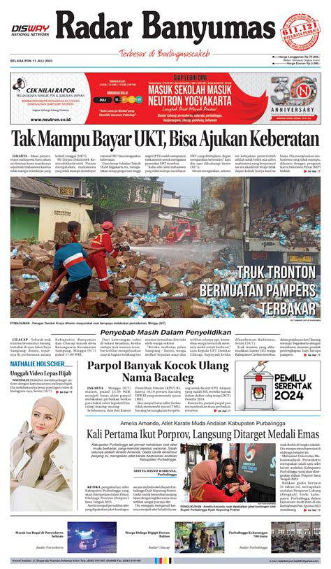 EPaper Selasa 11 Juli 2023 Radar Banyumas Digital Edition