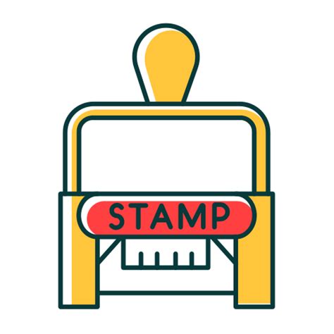 Stamp Generic Color Lineal Color Icon