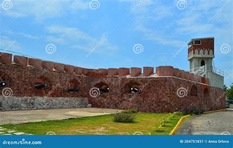 Charles Fort at Port Royal in Jamaica Stock Image - Image of fortress ...